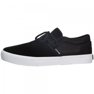 Supra Cuba Men's Low Tops Black | OIR-801379