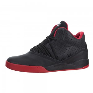 Supra Estaban Men's Sneakers Black Red | RNV-178295