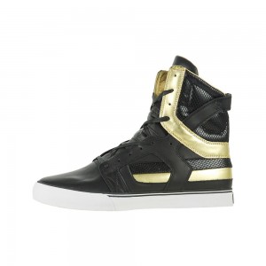 Supra SkyTop II Men's High Tops Black Gold | TQP-817904