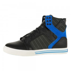 Supra SkyTop Men's High Tops Black Blue | GDW-214539