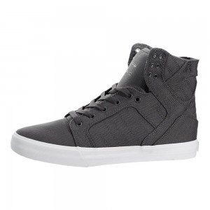 Supra SkyTop Men's High Tops Grey | FLB-358972