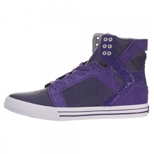 Supra SkyTop Men's High Tops Purple | YAM-823641