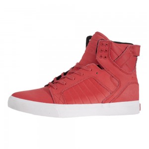 Supra SkyTop Men's High Tops Red | QDO-879401