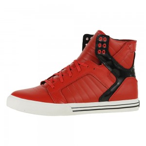 Supra SkyTop Men's High Tops Red | SNP-642197