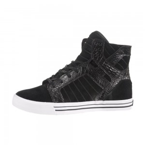 Supra SkyTop Women's High Tops Black | HNG-513974