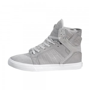 Supra SkyTop Women's High Tops Grey | WOB-961827