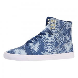 Supra SkyTop Women's High Tops Navy | FCP-954068