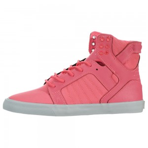 Supra SkyTop Women's High Tops Pink | FWO-648095