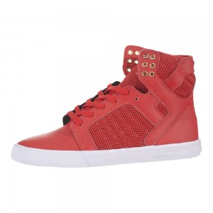 Supra SkyTop Women's High Tops Red | LCW-268413