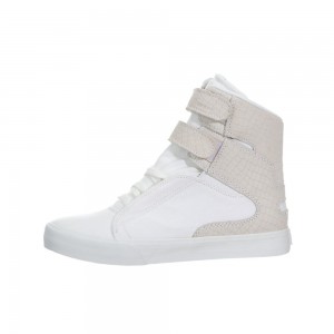 Supra Society II Women's High Tops White Grey | JGN-401679