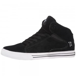 Supra Society Mid Men's Skate Shoes Black | XRN-256930