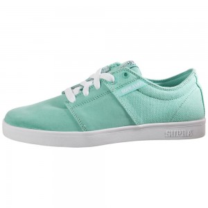 Supra Stacks Men's Low Tops Green | INU-963872