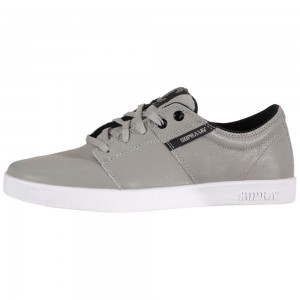 Supra Stacks Men's Low Tops Grey | IWJ-207698