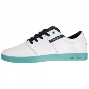 Supra Stacks Men's Low Tops White | NPR-016239