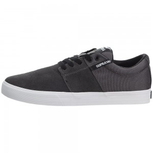 Supra Stacks Vulc II Men's Low Tops Grey | VHF-710859