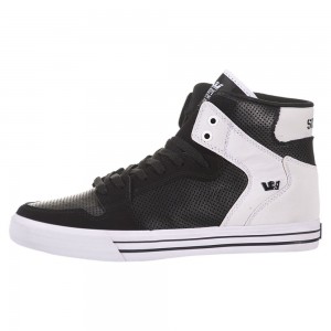 Supra Vaider Men's High Tops Black White | SPU-327604