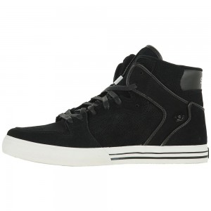 Supra Vaider Men's High Tops Black | QCZ-590416