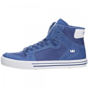 Supra Vaider Men's High Tops Blue | POT-751092