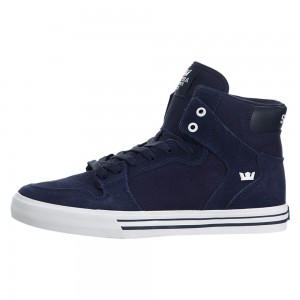 Supra Vaider Men's High Tops Blue | YEM-607435