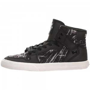 Supra Vaider Women's High Tops Black Grey | KGZ-834975