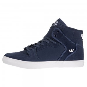 Supra Vaider Women's High Tops Navy | QHT-956783