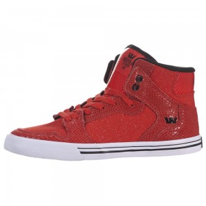 Supra Vaider Women's High Tops Red | VIW-203758