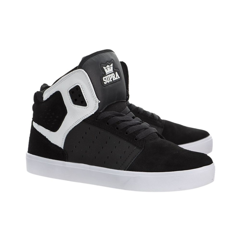 Supra Atom Men's Skate Shoes Black White | XGM-861534