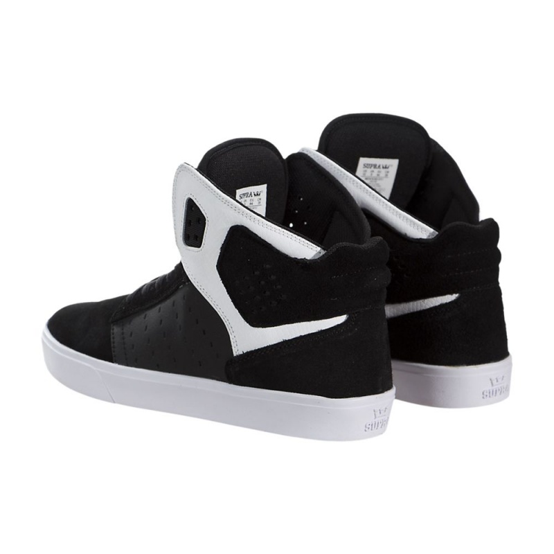 Supra Atom Men's Skate Shoes Black White | XGM-861534