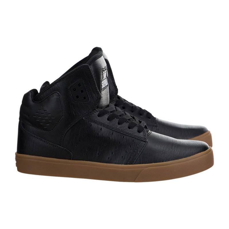 Supra Atom Men's Skate Shoes Black | BFW-850397