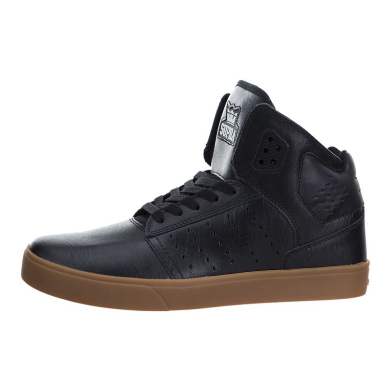 Supra Atom Men\'s Skate Shoes Black | BFW-850397