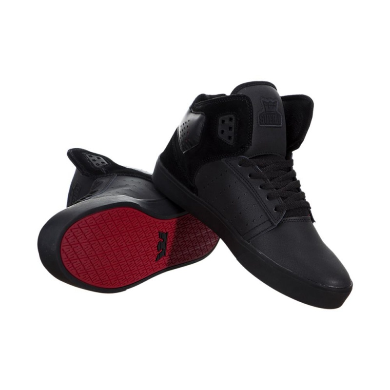 Supra Atom Men's Skate Shoes Black | FJZ-062538