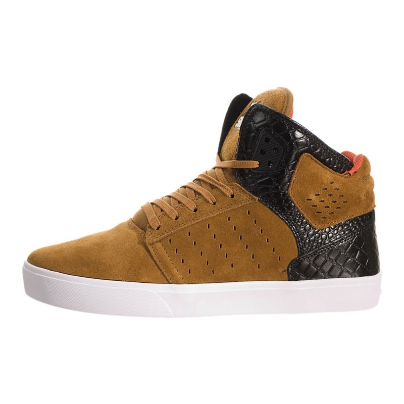 Supra Atom Men\'s Skate Shoes Brown | VSO-016725