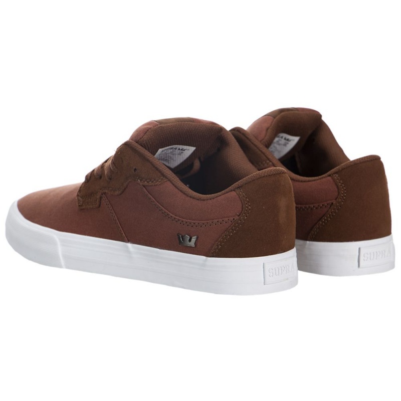 Supra Axle Men's Low Tops Brown | UHB-429738