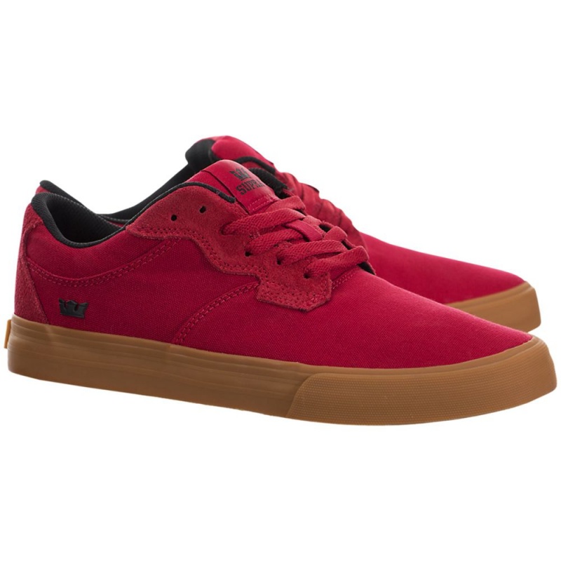 Supra Axle Men's Low Tops Red | MZI-187039