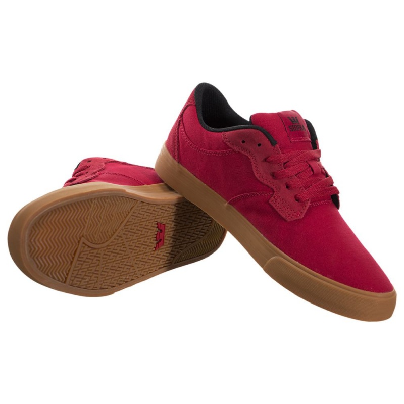 Supra Axle Men's Low Tops Red | MZI-187039