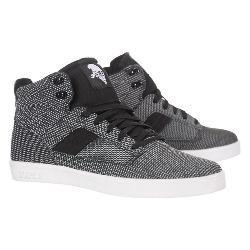 Supra Bandit Men's Skate Shoes Black White | XVW-694183