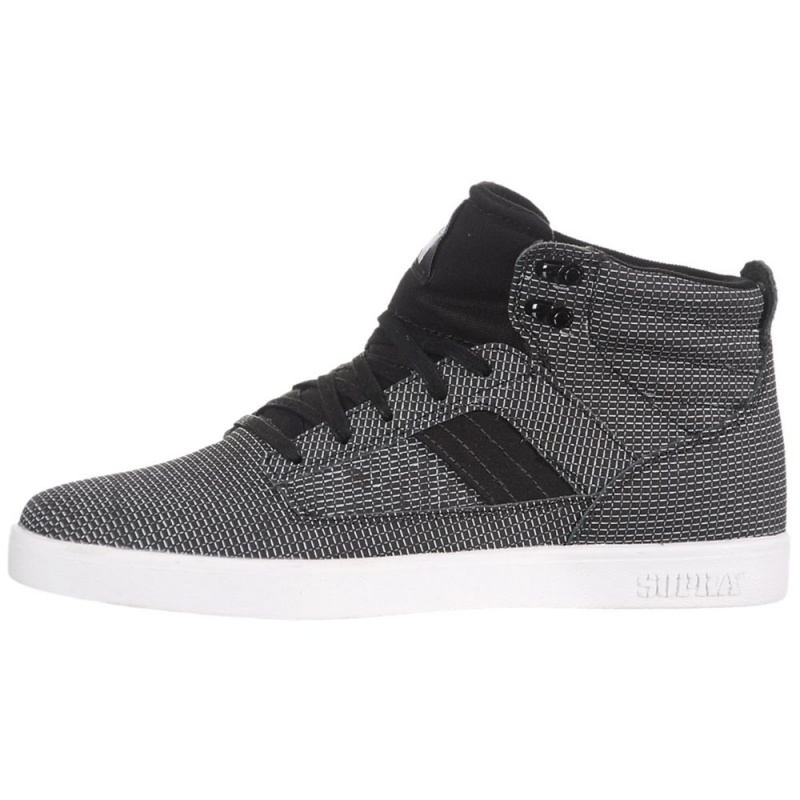 Supra Bandit Men\'s Skate Shoes Black White | XVW-694183