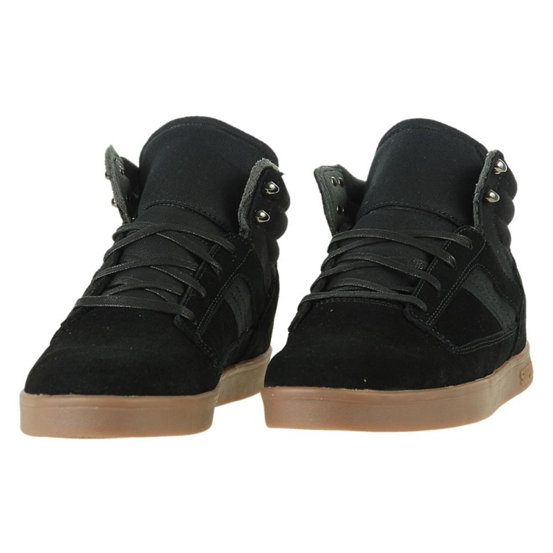 Supra Bandit Men's Skate Shoes Black | KHY-168237