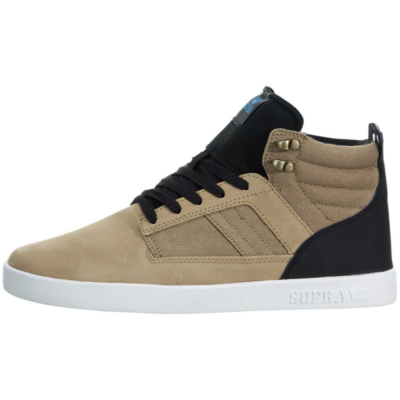 Supra Bandit Men\'s Skate Shoes Khaki | HAQ-390816