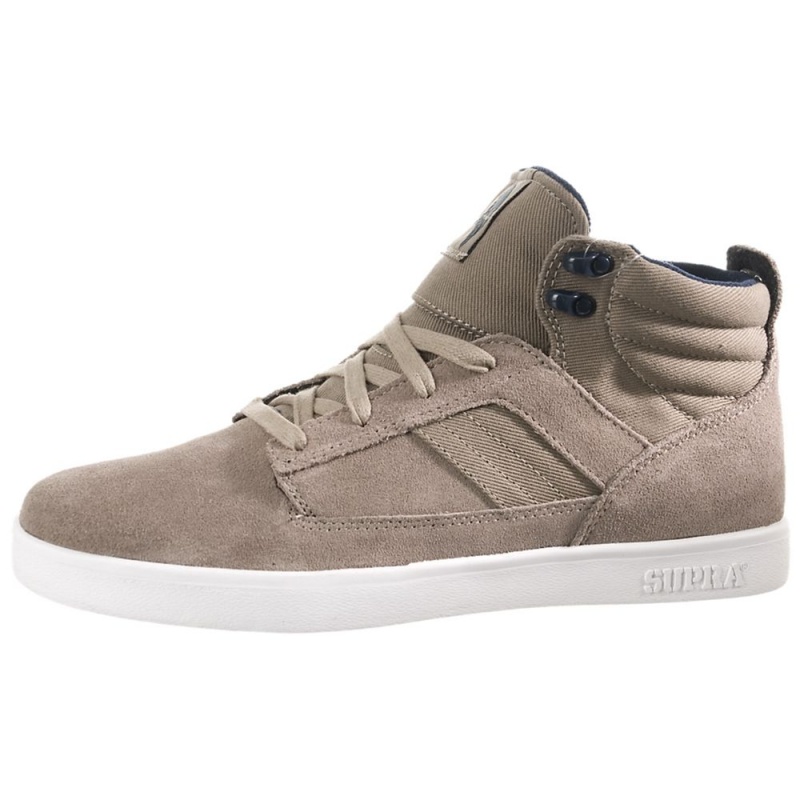 Supra Bandit Men\'s Skate Shoes Khaki | MVP-729853