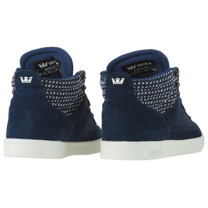 Supra Bandit Men's Skate Shoes Navy | JWM-056214