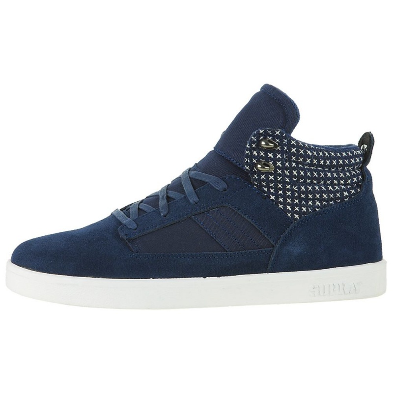 Supra Bandit Men\'s Skate Shoes Navy | JWM-056214