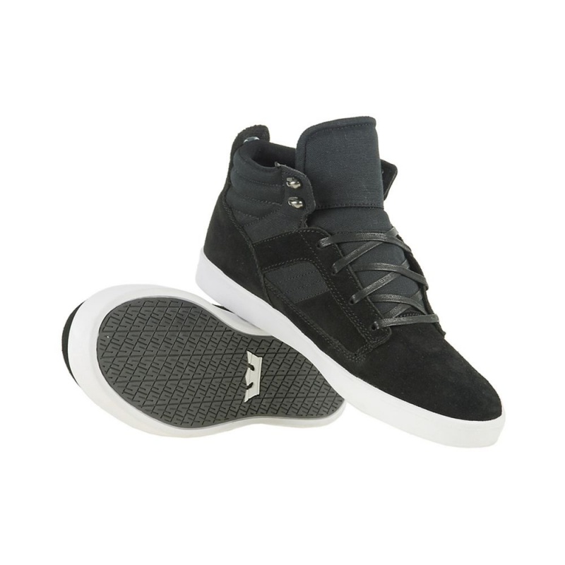 Supra Bandit Mid Men's Skate Shoes Black | ZMB-045673