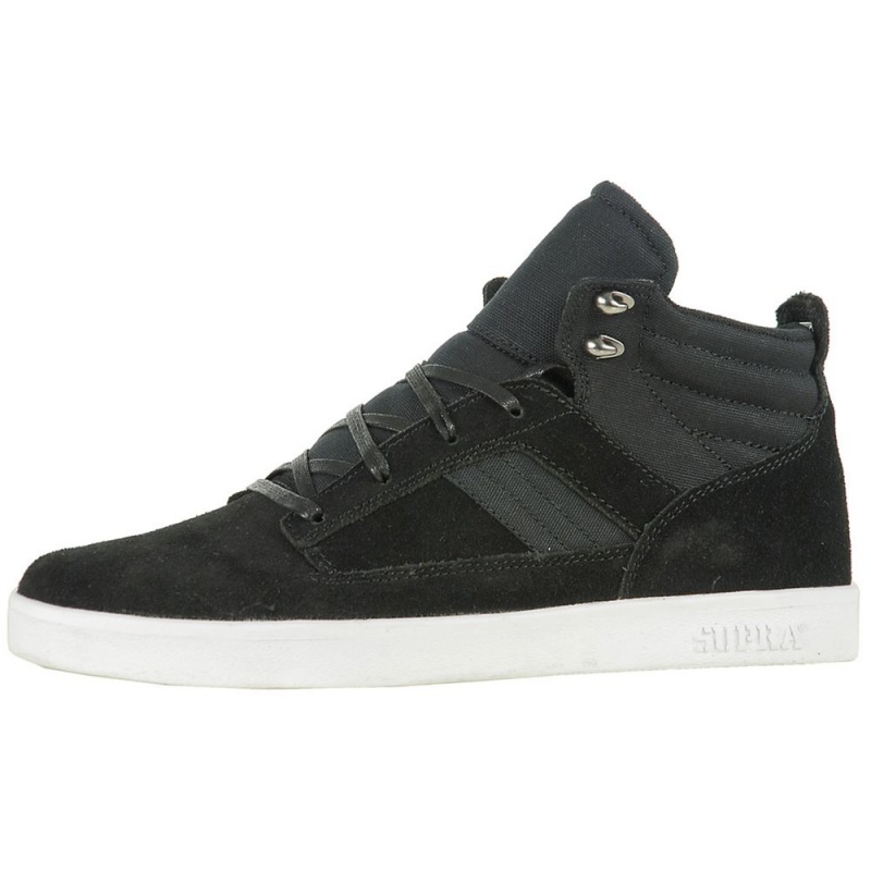 Supra Bandit Mid Men\'s Skate Shoes Black | ZMB-045673