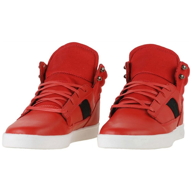 Supra Bandit Mid Men's Skate Shoes Red | MDO-095728