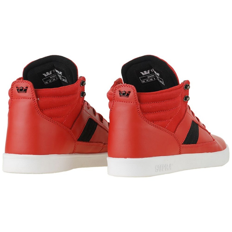 Supra Bandit Mid Men's Skate Shoes Red | MDO-095728