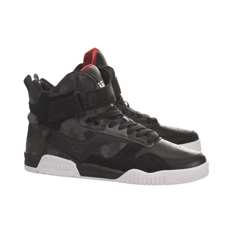 Supra Bleeker Men's High Tops Black | AIL-640735