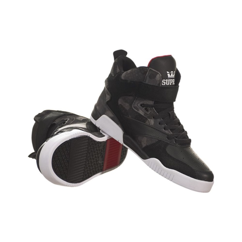 Supra Bleeker Men's High Tops Black | AIL-640735