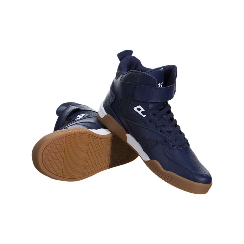 Supra Bleeker Men's High Tops Blue | XKQ-824105