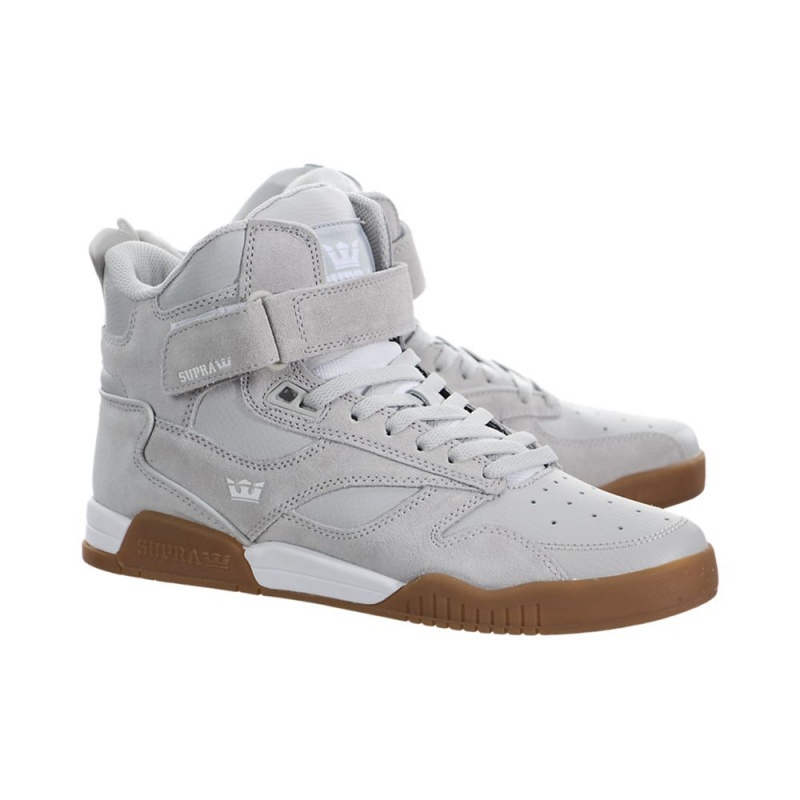 Supra Bleeker Men's High Tops Grey | NVS-490682